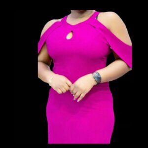CHISPA COLD SHOULD DRESS